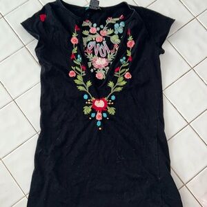 JOHNNY WAS embroidered SHIRT SZ S